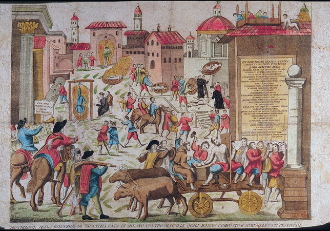 Peste a Milano – Esecuzione degli unori – 1630 (Fototeca Gilardi)