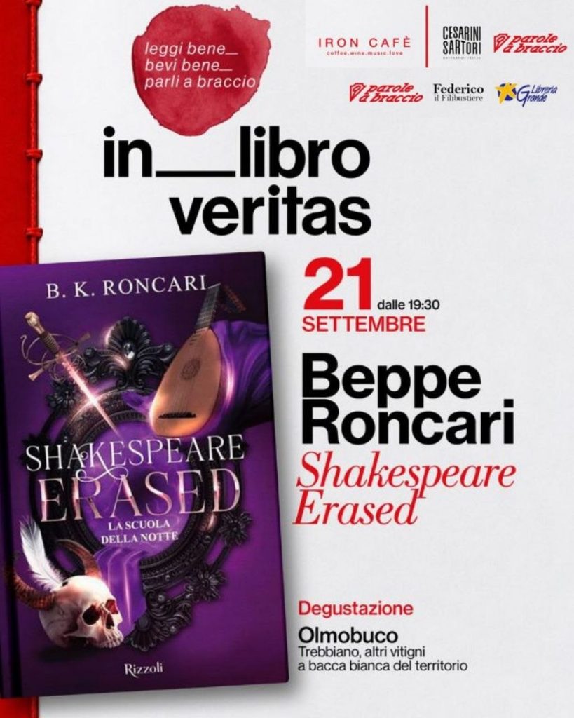 Shakespeare Erased Perugia 21 Settembre 2026